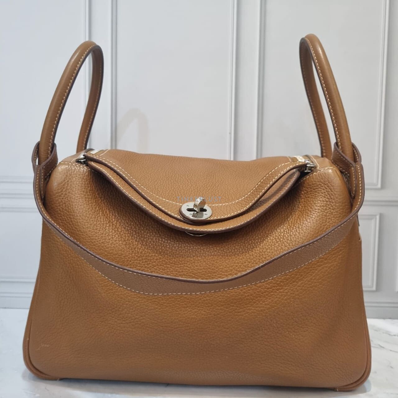 tas shoulder bag Hermes Lindy 30 Gold Clemence PHW K 2007 Shoulder Bag Tinkerlust